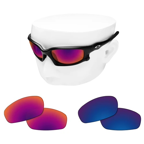Imagen 2 del producto Lentes de repuesto polarizadas OOWLIT para chaqueta Oakley Split | Chaqueta dividida Corte asiático | Gafas de sol Wind Jacket - Multicolor