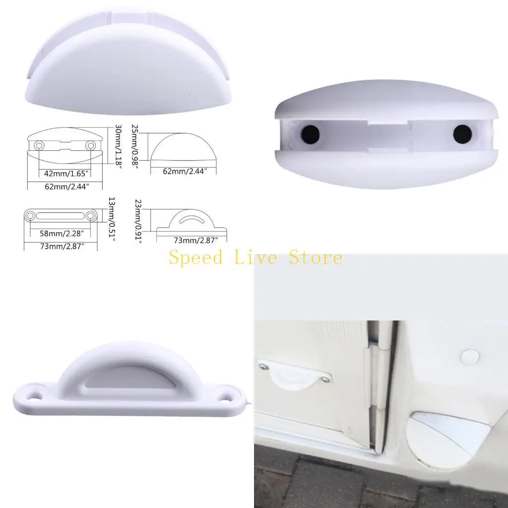 

547C Commonly Used RV Trailer Door Stoper Clips Universal Door Retainer Catch Parts