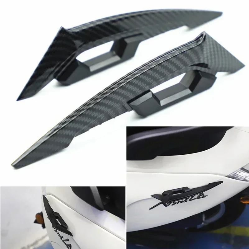 2 szt. Skrzydełka motocyklowe przedni spojler motocykla aerodynamiczny zestaw skrzydeł motocykl stałe skrzydło wiatrowe używane do 250SR