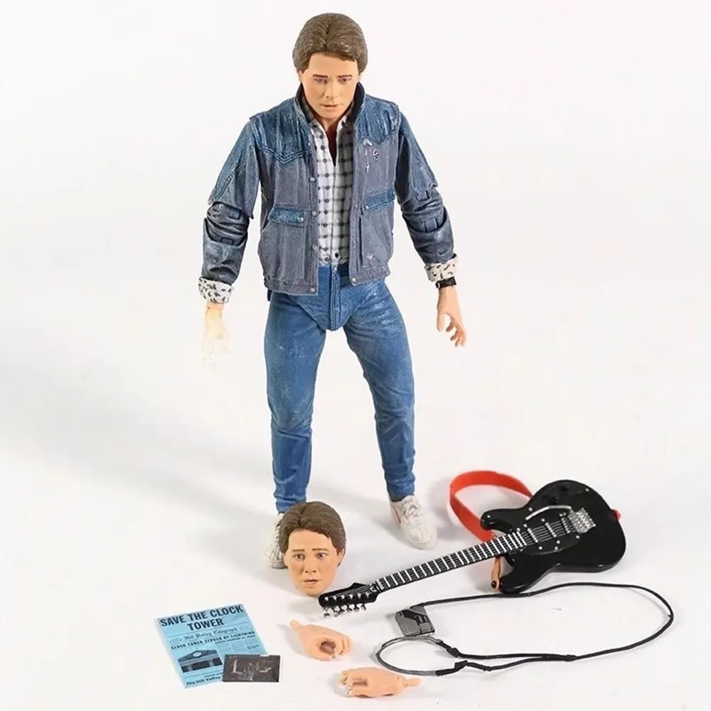 NECA العودة إلى المستقبل Ultimate Marty McFly (التخفيف) 18 سنتيمتر شخصية عمل لعبة الهدايا جمع اللعب