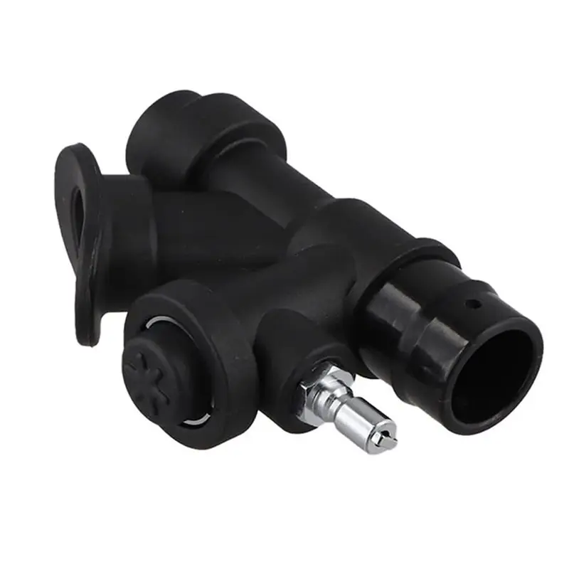 A76X-Scuba Diving 45 Degree Oral Power Inflator For BCD Inflation System, K Type Valve Replacement Compatible With K-Valve