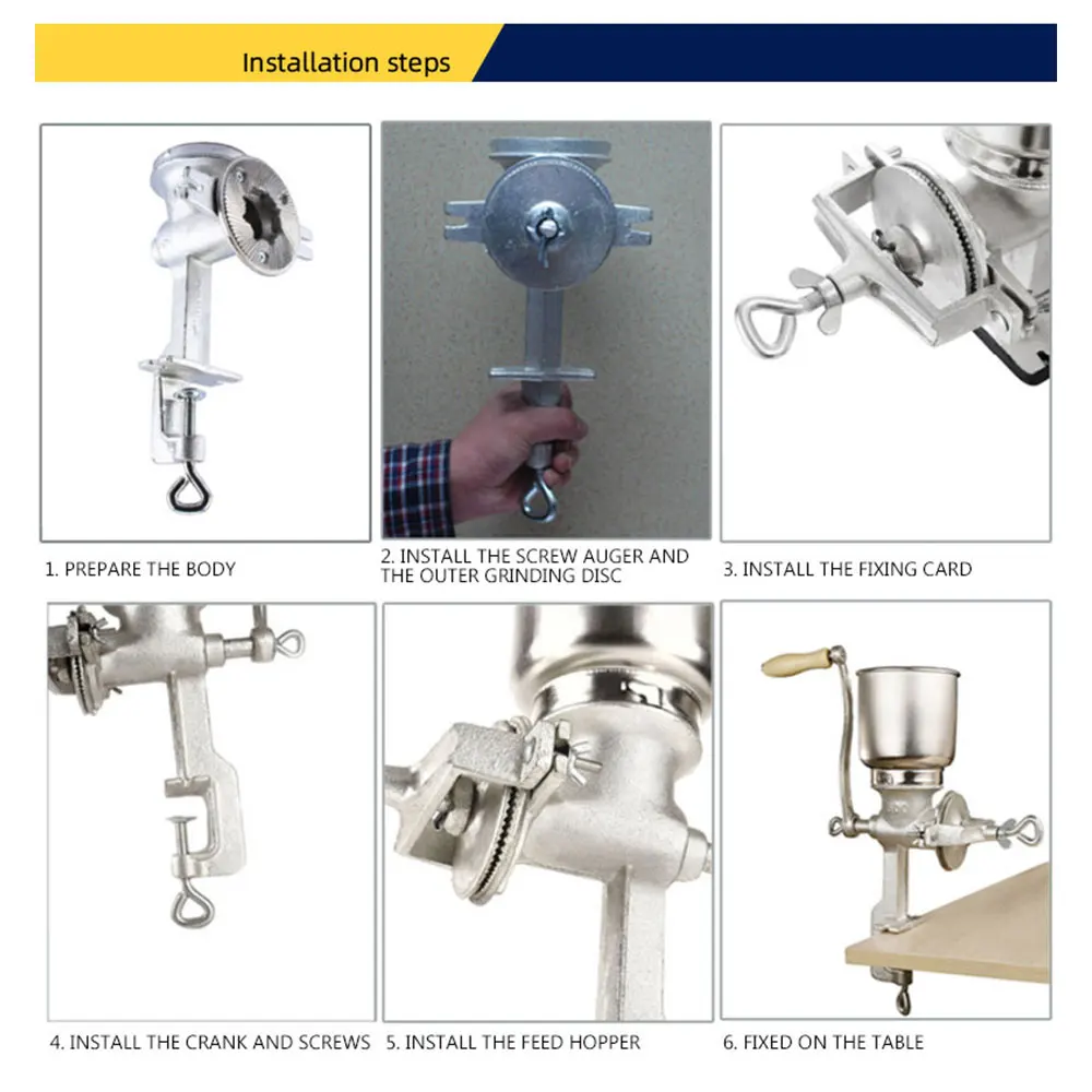 دليل الشعير مطحنة الشعير الحبوب طاحونة القمح التوابل روشر مطحنة آلة الحبوب الفلفل الثوم مولت مطحنة أداة القهوة القمح طاحونة