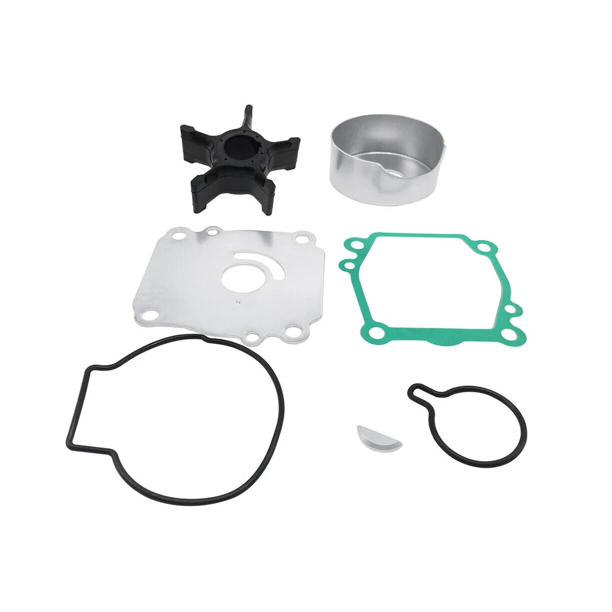 

Water Pump Impeller Repair Kit 17400-92J00 Fits for Suzuki Outboards, DF115 DF140, Easy to Install