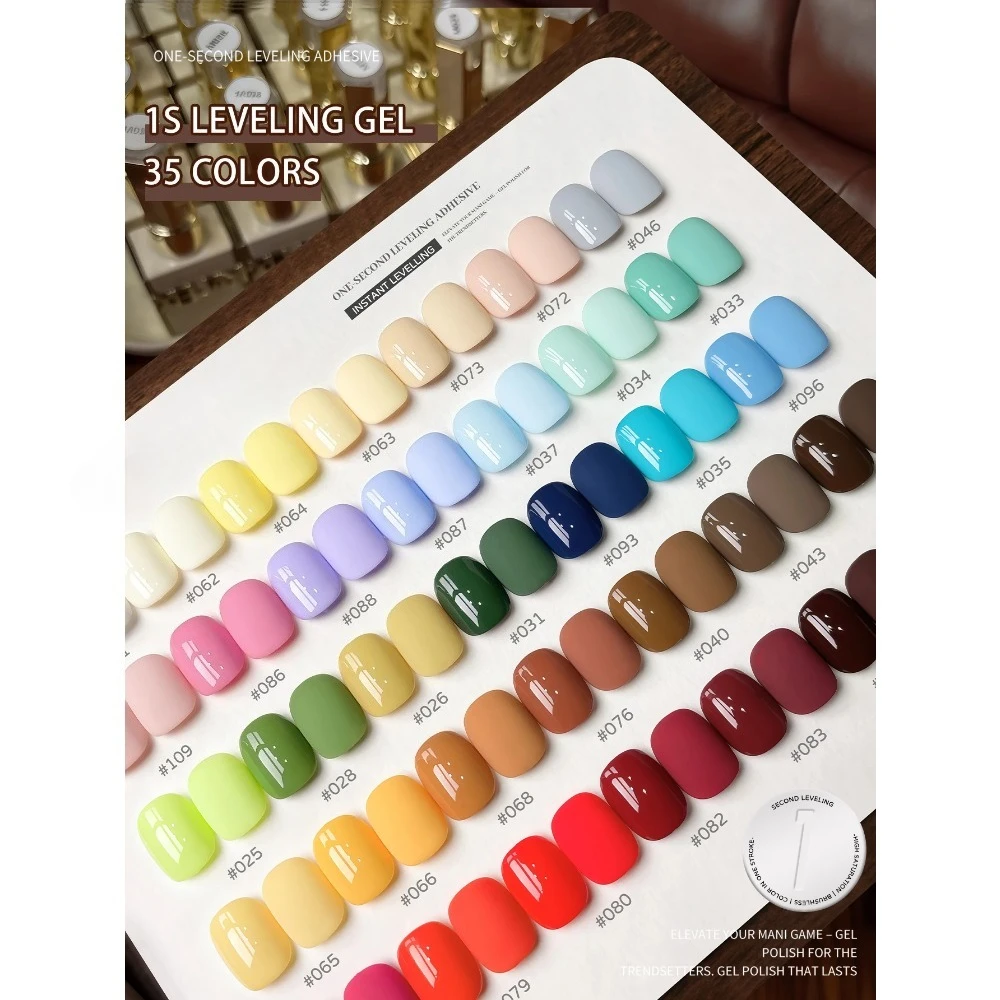 35-color 15ml Popular Series Nail Gel Pure  Gel Nail Add Semi-Permanent Soak Off UV LED Construction
