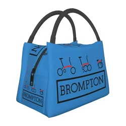 Brompton Bike Borsa per il pranzo isolata per donna Borsa termica per il pranzo a tenuta stagna per ufficio, picnic, viaggio