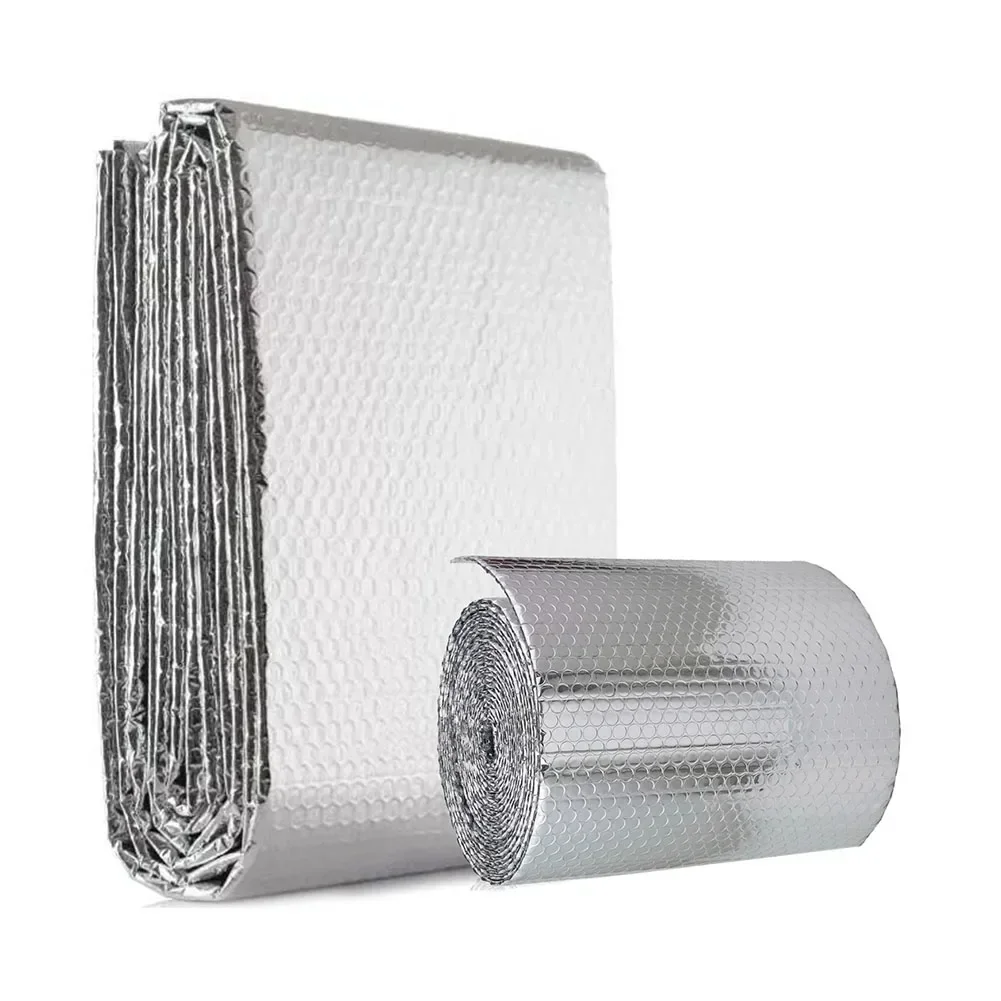 Reflector de calor para radiador, lámina trasera, longitud reflectante de calor, 5M, almohadilla de película de ahorro de energía, película de aluminio con pegatina de calor de 60cm x 5m