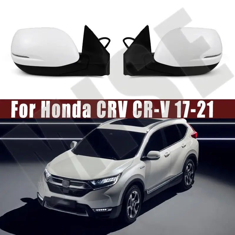 Acessórios do carro para honda crv CR-V 2017 2018 2019 2020 2021 auto fora da porta espelho retrovisor conjuntos 5/8pin