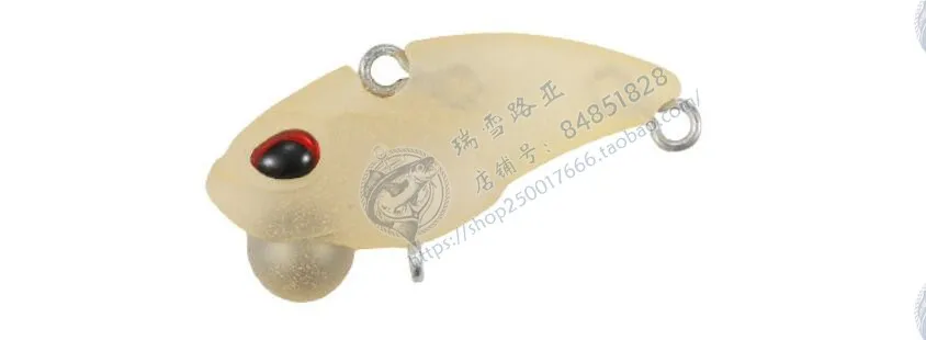 Imported VALKEIN LI-WORM NANO Micro-VIB 2.3 G Brook Horse Mouth Pouting Trout Lure Bait.