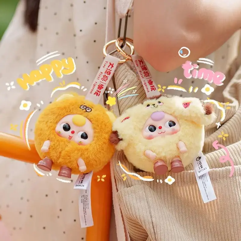 

New Baby Three Group Monster Comes Series Plush Blind Box Cute Fantasy Trek Plush Backpack Pendant Decoration Toys Birthday Gift