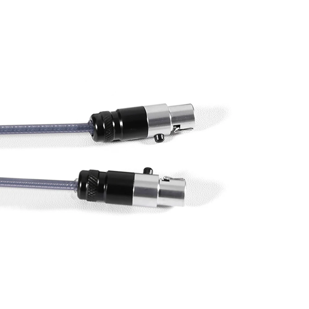 DD ddHiFi BC150B abgeschirmtes silbernes Kopfhörerkabel für HiFiman Moondrop FiiO Beyerdynamic Focal Sennheiser ATH Meze Audeze ZMF 7