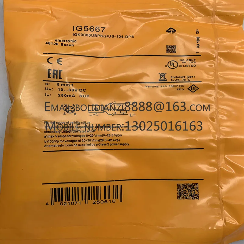 

The brand-new original sensor IG5620 IG5805 warranty for one year in stock