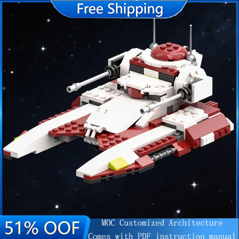 

231 деталь MOC Star Battle Series: Модель межзвездного боевого танка, конструктор, креативная сборка, детская игрушка, подарок на день рождения