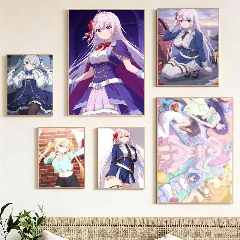 Japanese Anime Excalibur Academy Poster Print Painting Home Decor for Bedroom Living Room Hallway