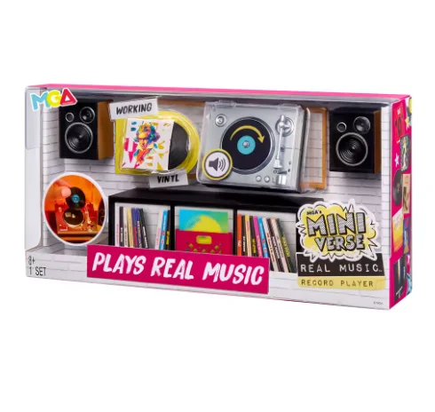 Hot Sale MGA Miniverse Real Music Vinyl - Mini Afspelbare Vinylplaten Serie Blind Box Muziekplaten Mystery Box Collectie Speelgoed Cadeau