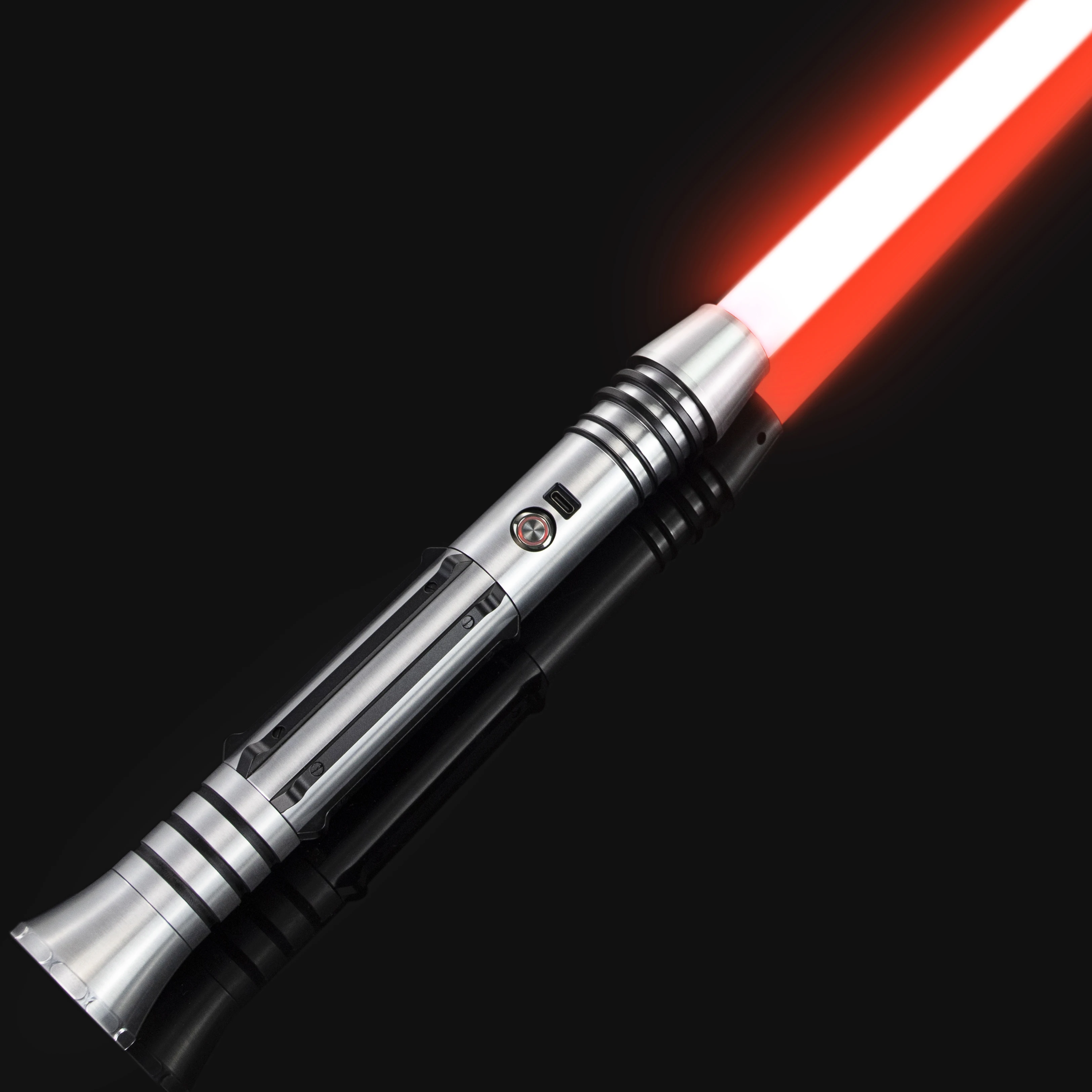 

DamienSaber Lightsaber Sensitive Smooth Swing Light Saber Xeno3.0 Pixel FX Saber Heavy Dueling Metal Hilt with 16 Sound Fonts