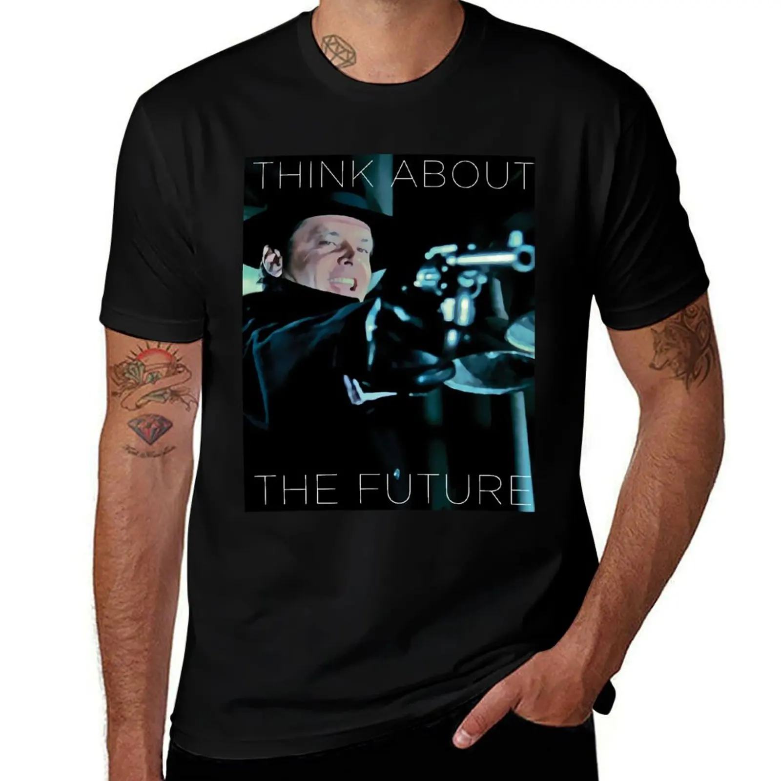 Think About The Future T-Shirt t shirts for man slim fit T-Shirt
