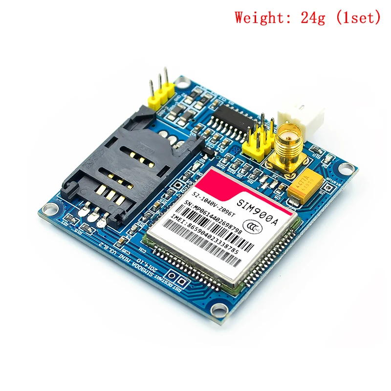 SIM900A SIM900 MINI V4.0 Wireless Data Transmission Module GSM GPRS Board Kit w/Antenna C83