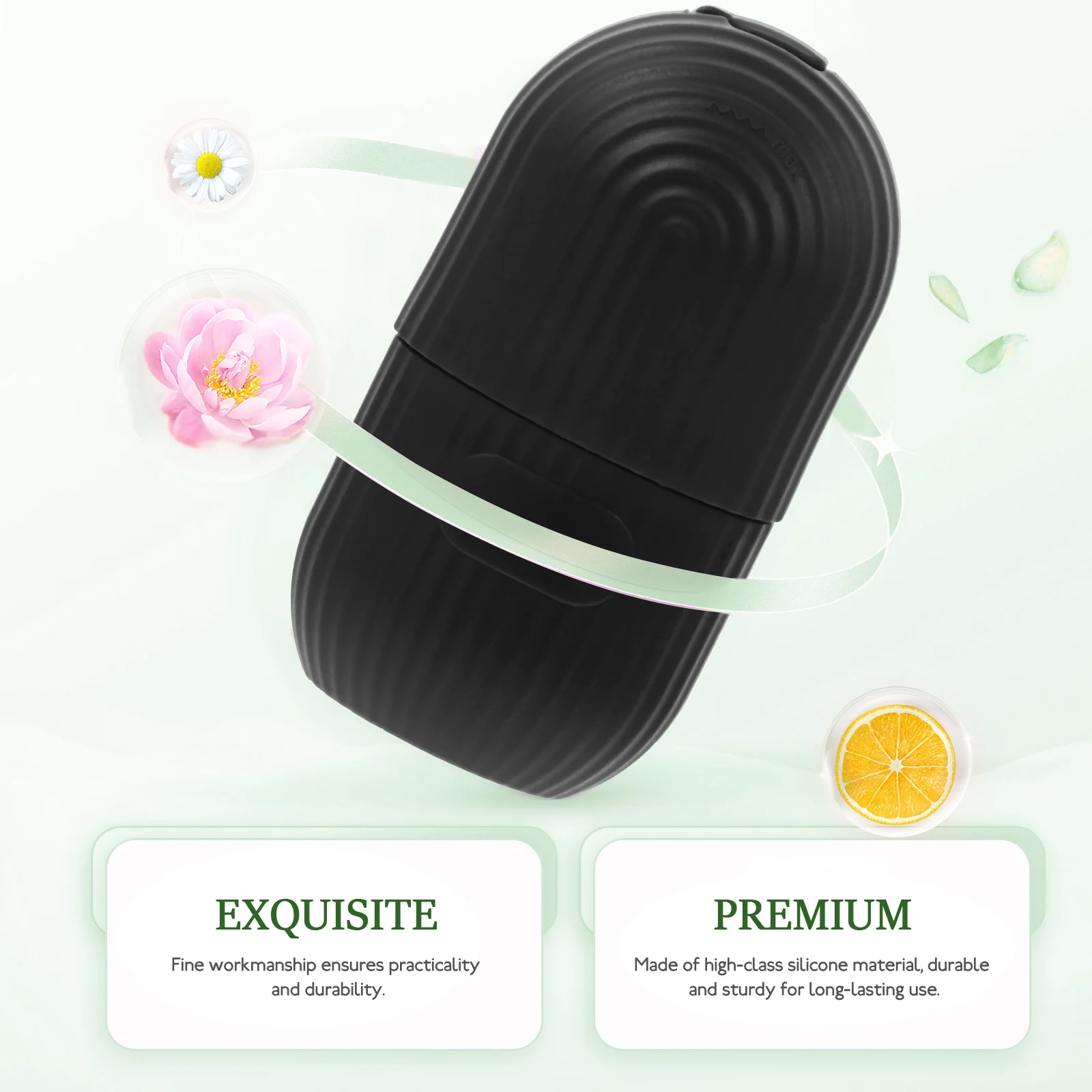 Gezicht siliconen mal herbruikbare draagbare huidverzorging gezichtsmassage tool ijsblokjesvorm voor thuisreizen koeling gezichtsbehandeling