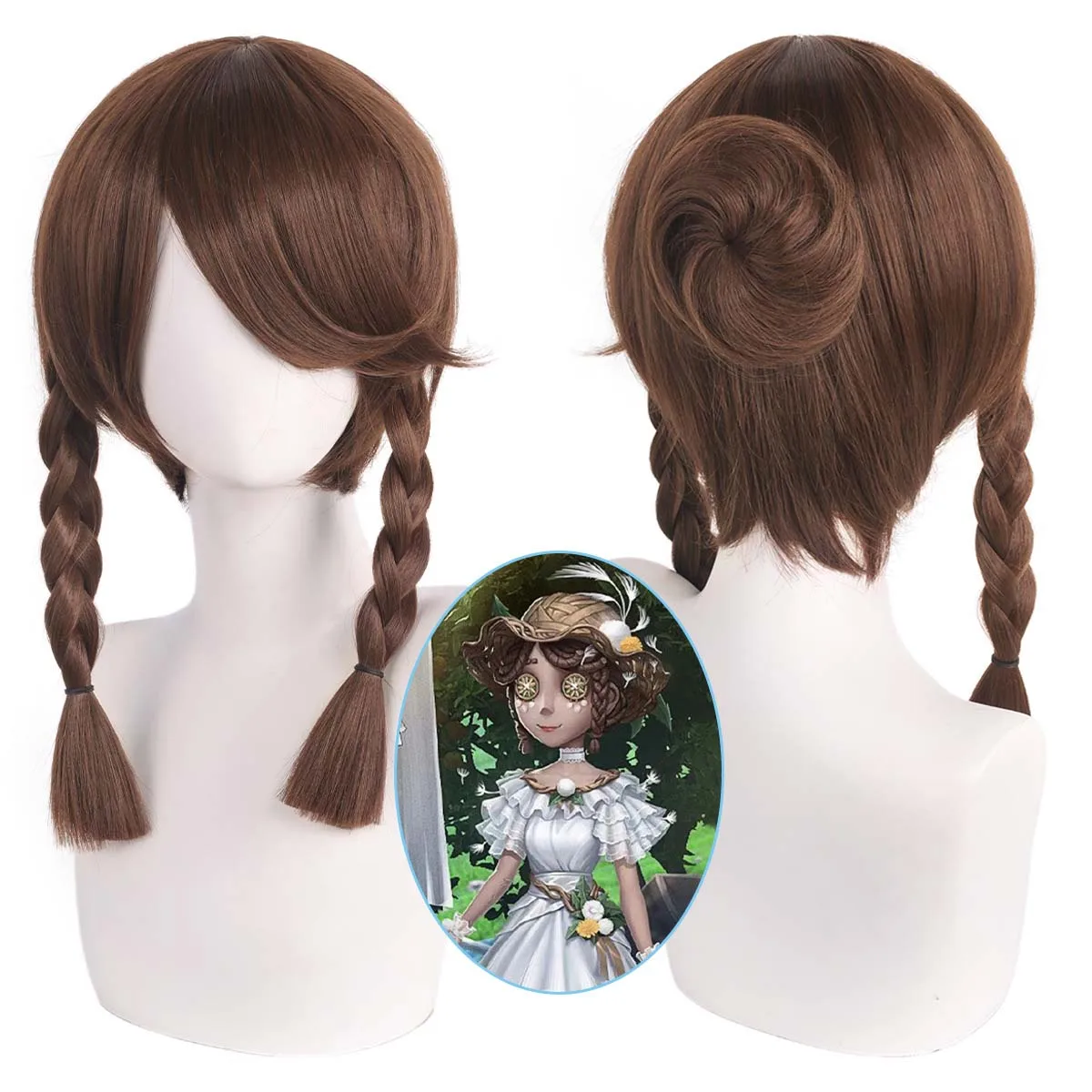 

Identity V Косплей Садовник Эмма Вудс в роли ветра Жаростойкий парик из синтетических волос