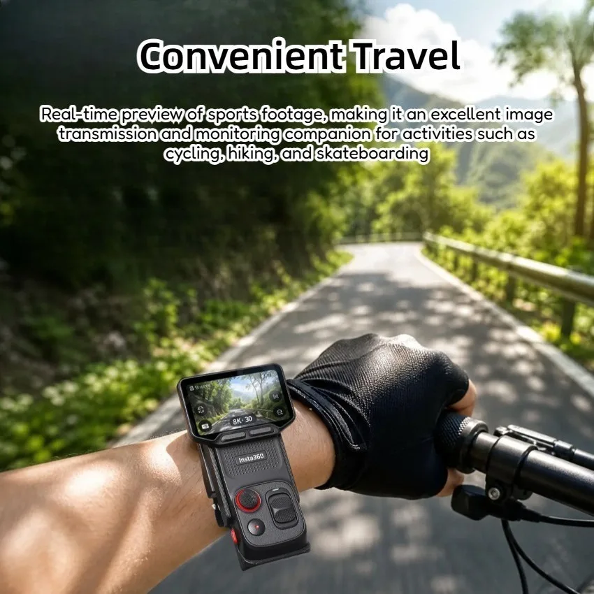 Uchwyt do zdalnego sterowania kamerą Insta360 Luna Ultra, pasek na nadgarstek, mocowanie na szyję do widoku z perspektywy pierwszej osoby dla Insta 360 Luna Ultra — zdjęcie produktu 3