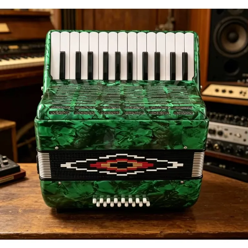 25 Keys 16 Bass Portable Piano Accordion Suitable for Beginners and Players