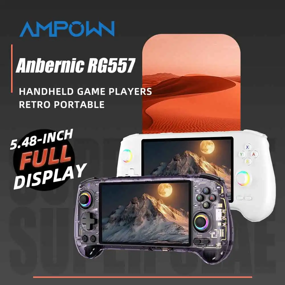 ANBERNIC RG557 Portable Android14 Gaming Handheld 8300 Processor 5.48