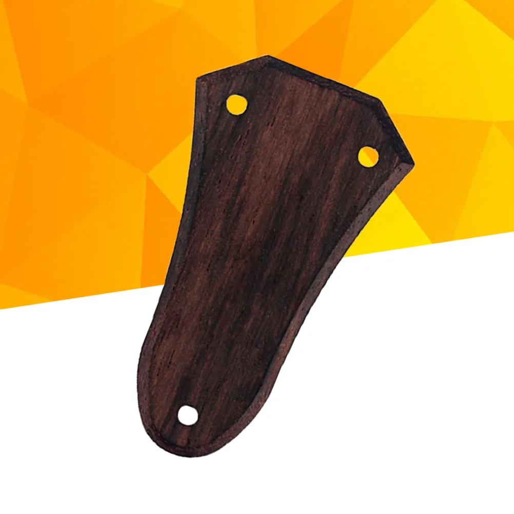 

3 Holes Rosewood Acoustic Guitar Truss Rod Cover Natural Color 40Mm Height 17.3mm Spacing Protective Wooden Guitar Parts