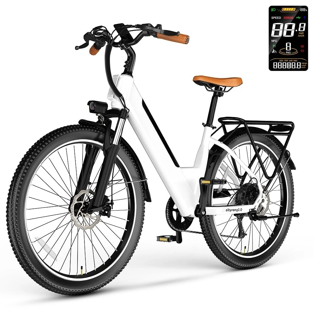 

1000W/1500W Peak Electric Bike for Adults,up 80 Miles Removable Battery Ebike, 26/24''" UL Certified Electric, Customized