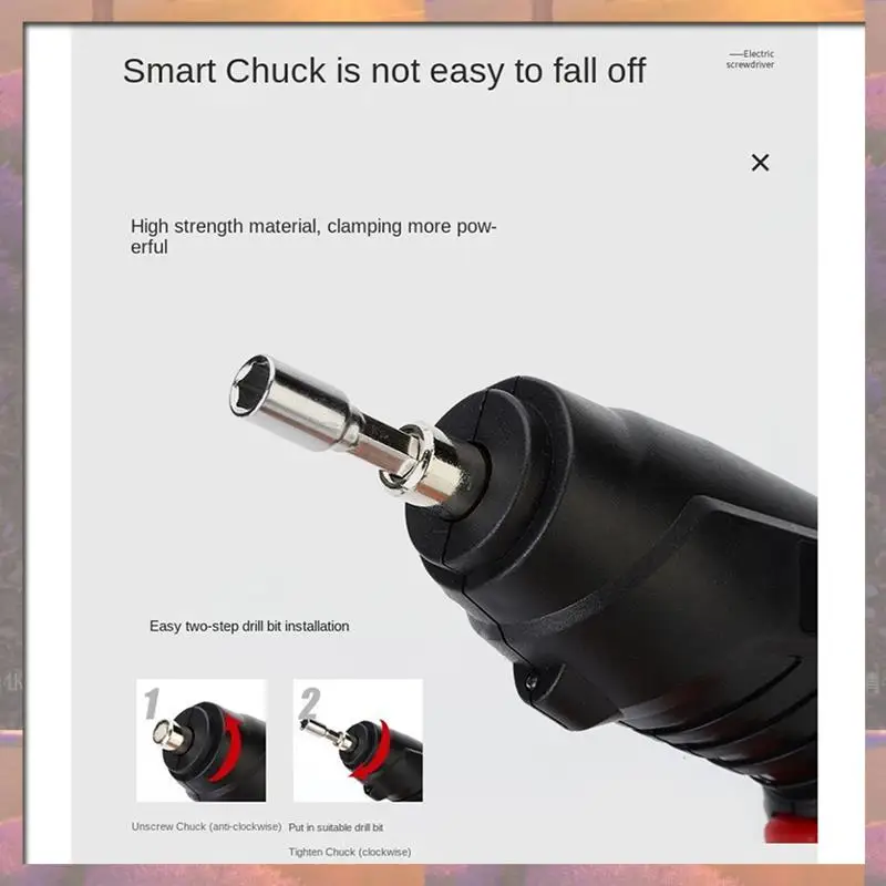

Top Sale Household Electric Screwdriver Rechargeable Cordless Impact Drill Mini Cordless Electric Drill Screwdriver Set