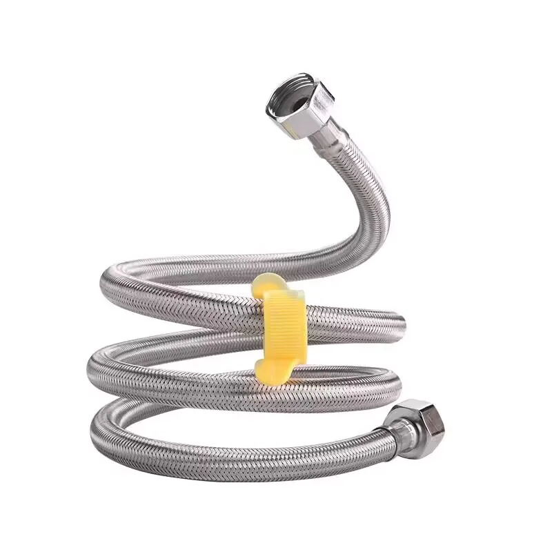 New 20/200cm 1/2 Inch Plumbing Explosion-Proof Flexible Braided Hose Faucet Water Pipe For Kitchen Bathroom Plumbing