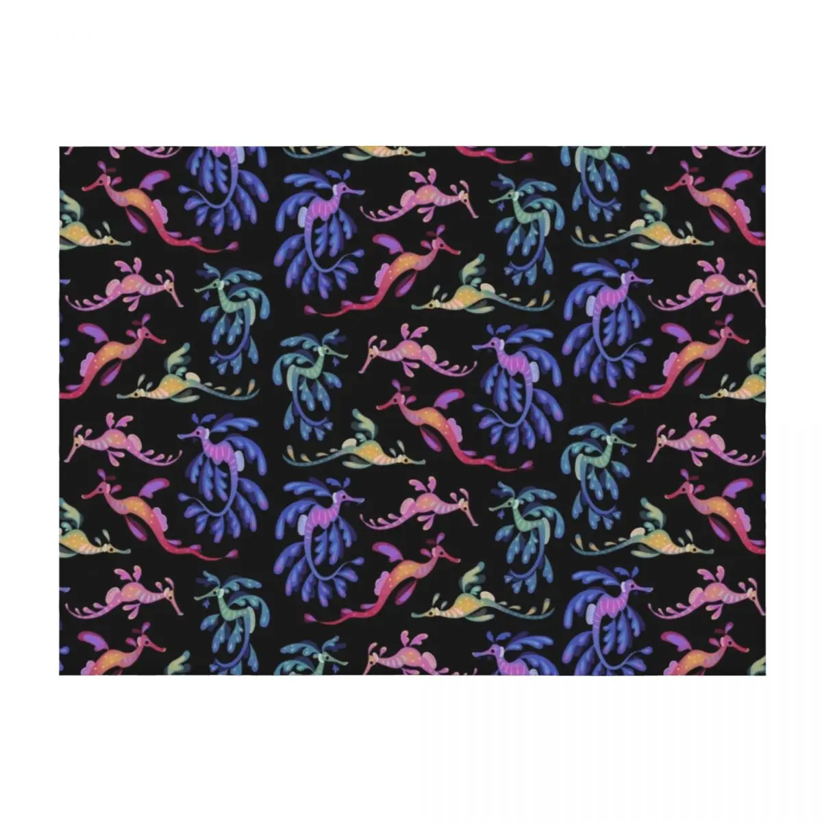 

Sea dragons Throw Blanket manga Moving warm for winter Thermals For Travel Blankets
