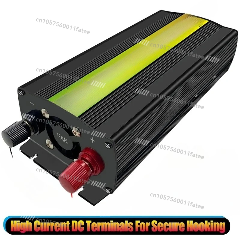 

DC12/24V to 220V Converter Car Home Outdoor,10000W Pure Sine Wave Power Inverter Voltage Transformer Intelligent Digital Display