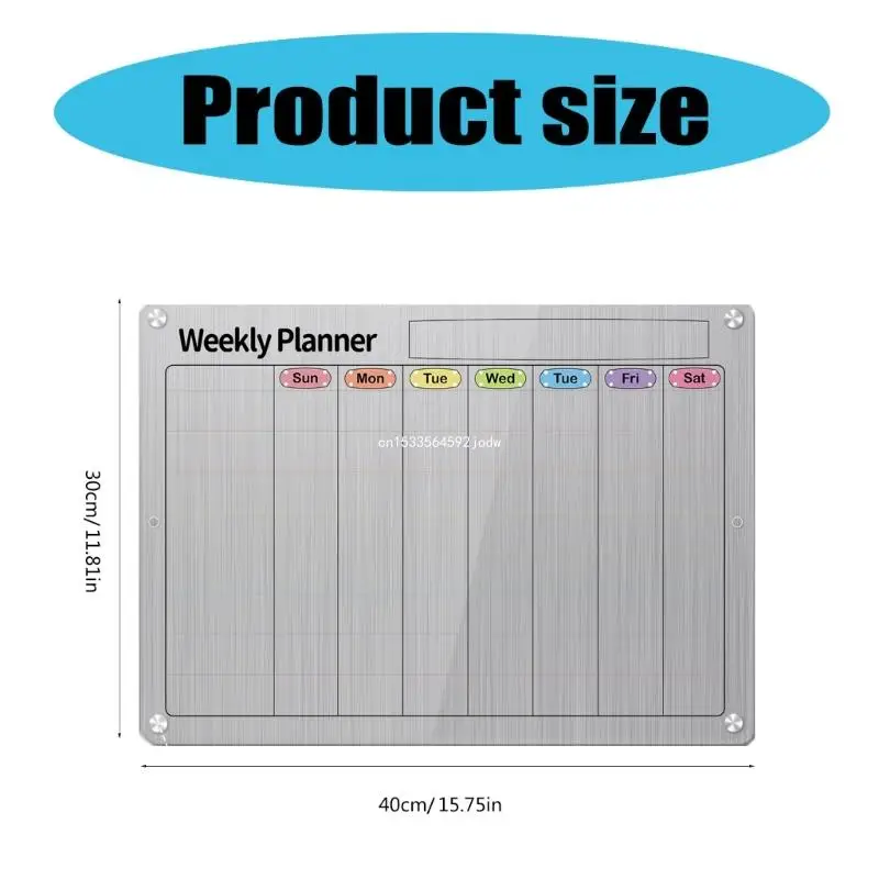 Acrylics Fridge Calendar Weekly Monthly Fridge Planner Dropship