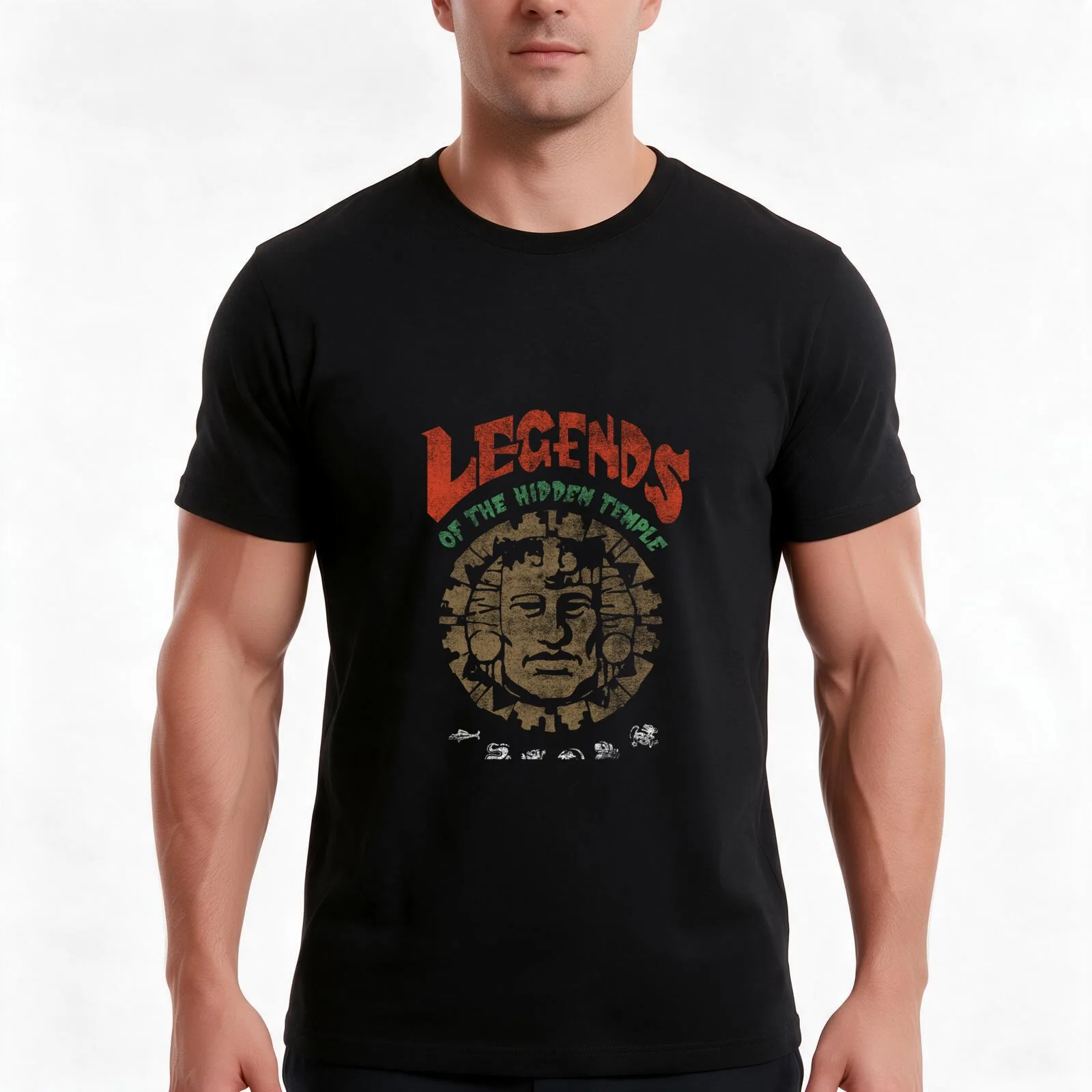 Legends Of The Hidden Temple Vintage Poster T-Shirt Summer Casual Cotton Tee Oversized Streetwear Tops Vintage Graphic Print