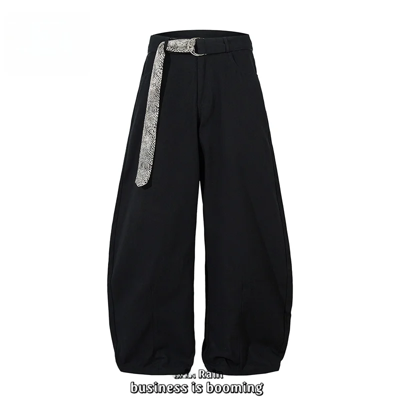 

Madn Rain Original American Design Loose Straight Leg Casual Pants Workwear for Men And Women with Sa Leopard Print