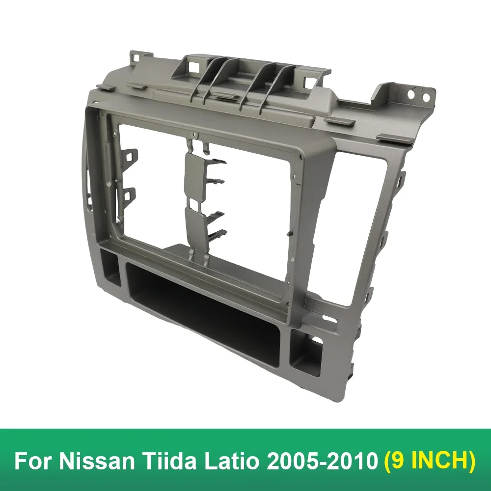 9 Inch Auto Frame Fascia Adapter Voor Nissan Tiida 2005-2010 Android Radio Dash Fitting Panel Kit