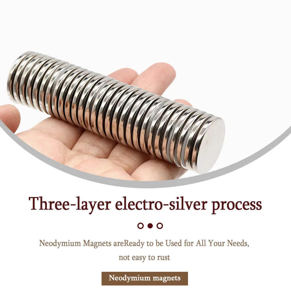 25 مللي متر x 3 مللي متر سوبر قوي جولة مغناطيس النيوديميوم مغناطيس قوي N35 صغير دائم المغناطيسي ندفيب مغناطيس الثلاجة 25x3 #3