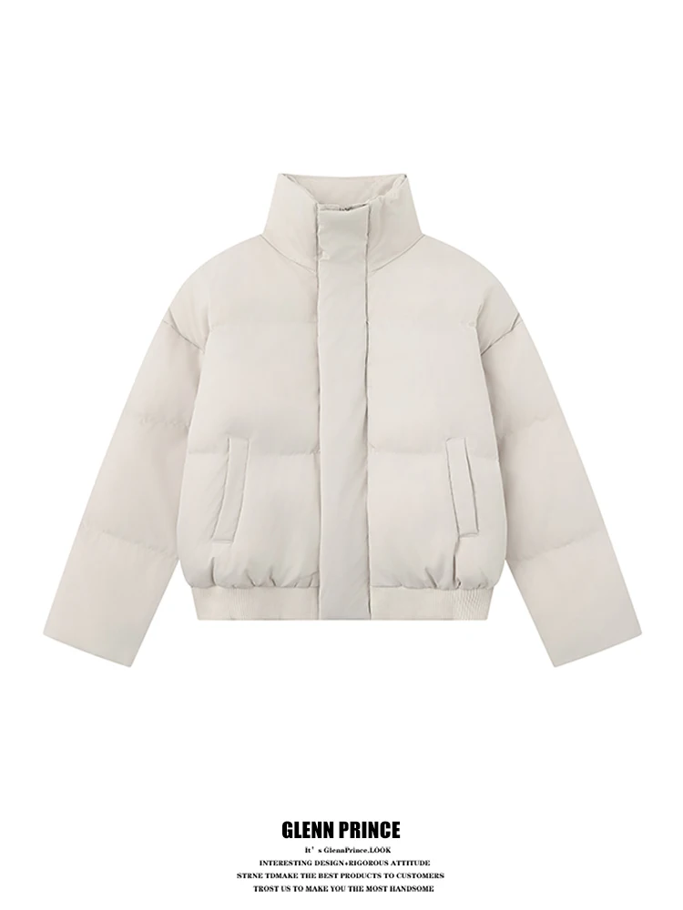 

Теплая мужская зимняя куртка-пальто из хлопка Cleanfit в американском стиле, с воротником-стойкой, утепленная, для работы