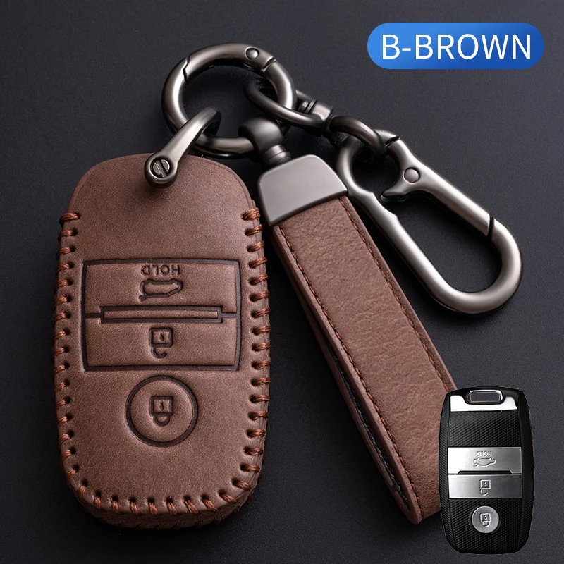 Funda duradera para llave remota de coche, carcasa Fob para KIA Sportage Cerato Optima K2 K3 K4 K5 RIO Picanto Soul Sorento Sedona