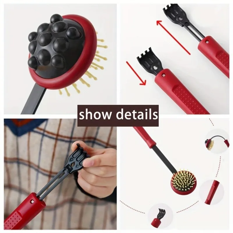 

Shoulder and neck tapping rod fitness massage device, leg massager, handheld back aid, meridian tapping for health preservation