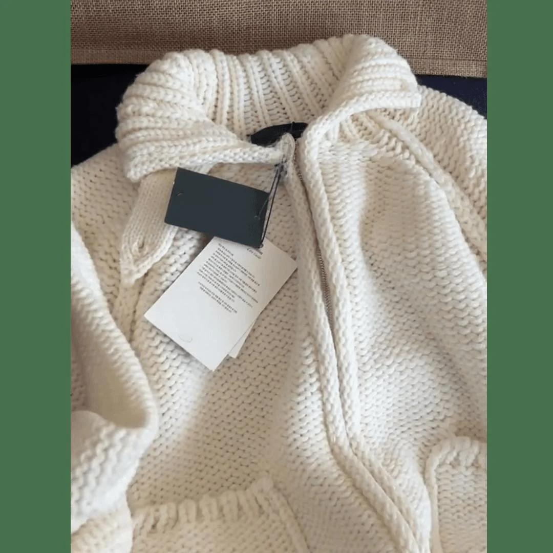 Faionable Gebreide Rits Trui Open Vest Dames Herfst Winter Nieuwe Sle Thi Losse Truien Casual Comfortabele Pasvorm