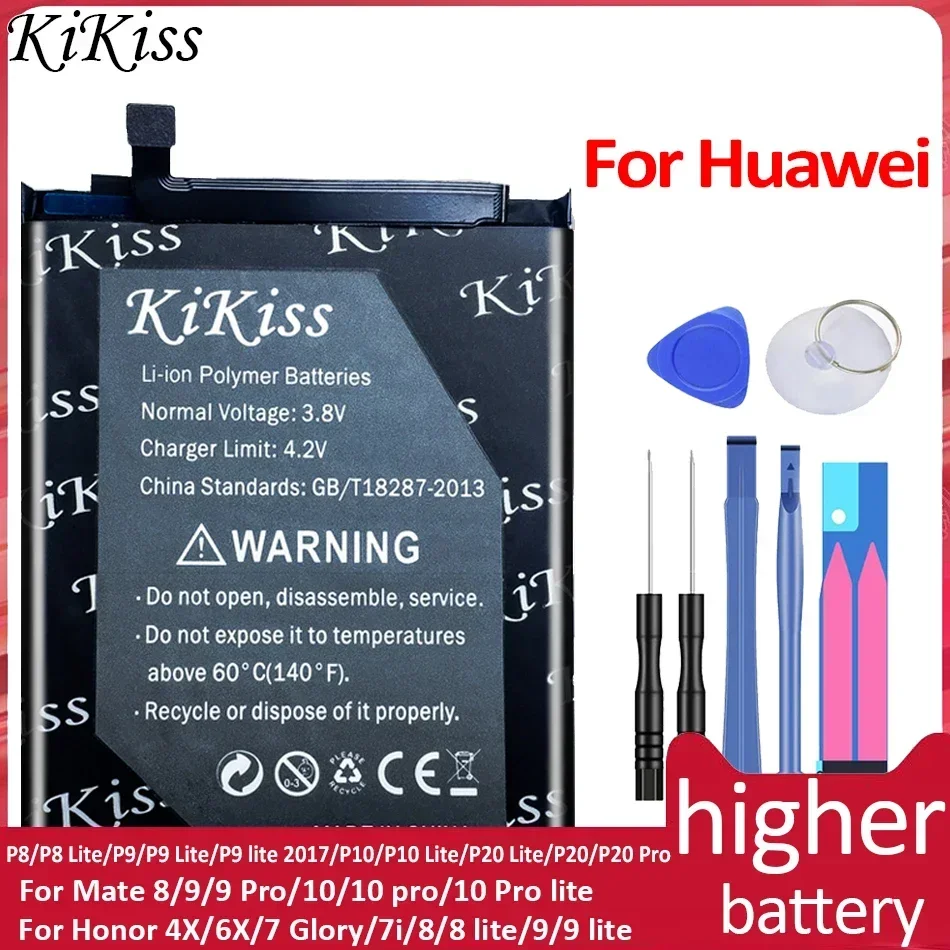 Battery HB386280ECW HB366481ECW For Huawei Honor 9/8/7/8 Lite/9 Lite/6/4X/7i Mate 8 9 10 P8  P9 P10 P30 Pro Bateria