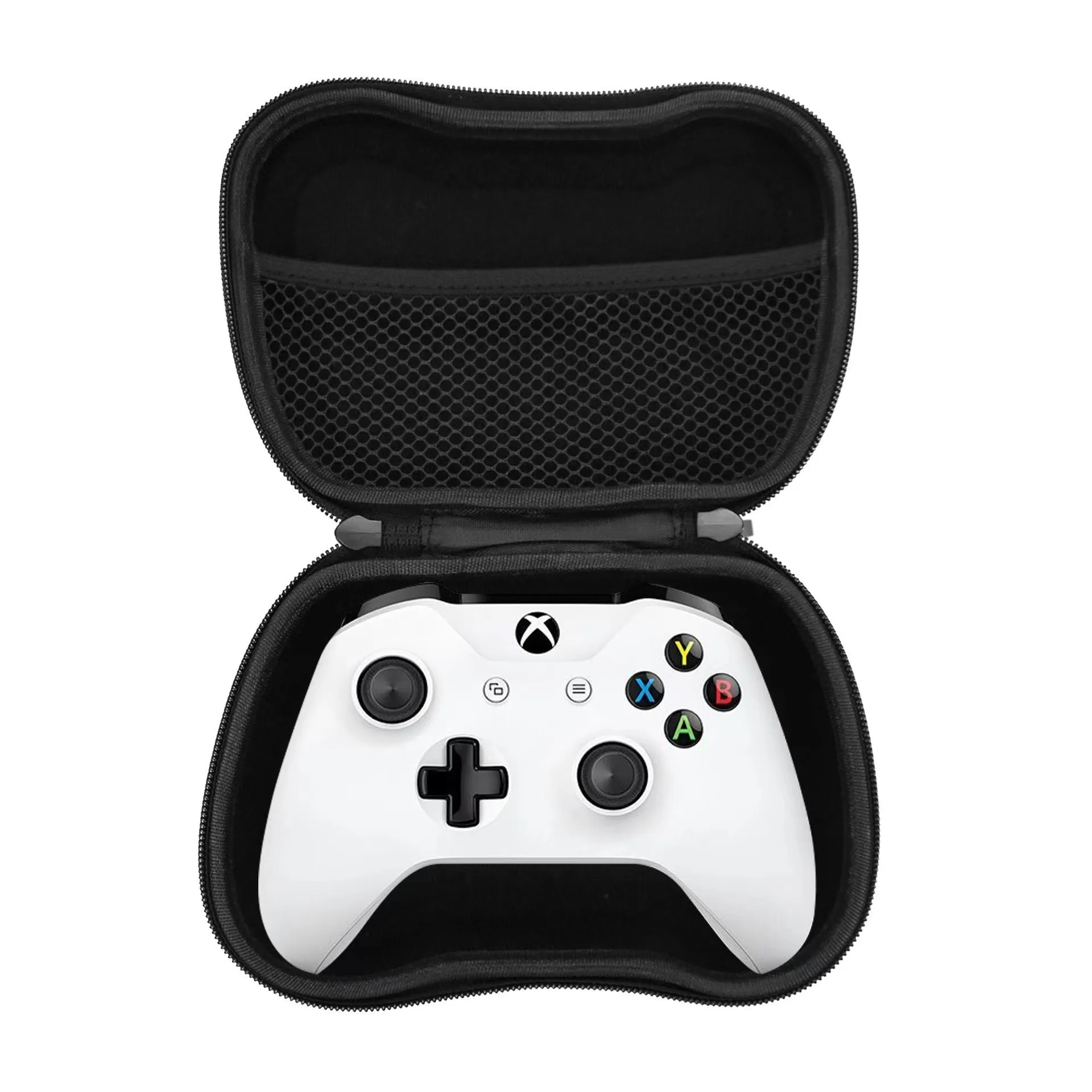 Picture 6: Travel Controller Case Compatible with Switch Pro Controller PS5 Controller Xbox Controller Compact Hard Shell Carrying Case