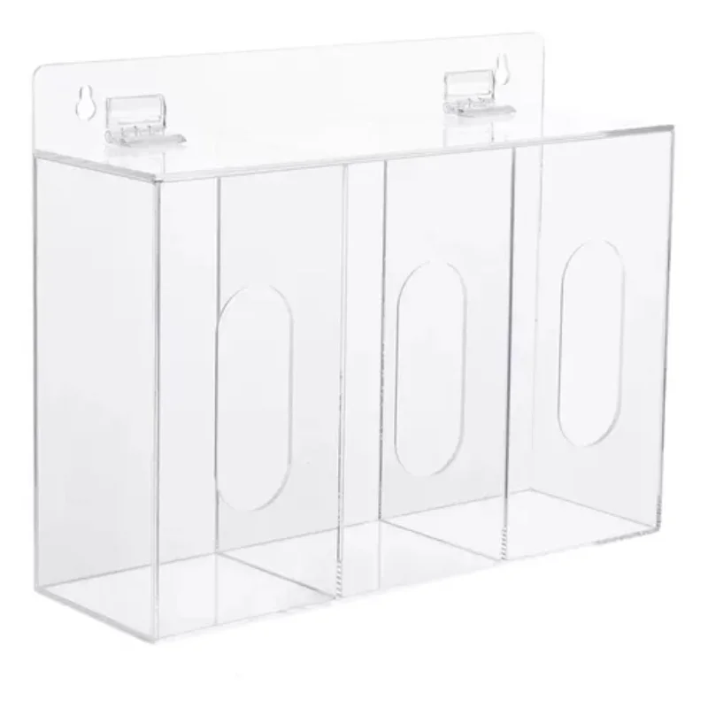 Support Triple Organizer Gloves Masks Propés Caps Boxes, Boxes and Baskets Decorative Boxes