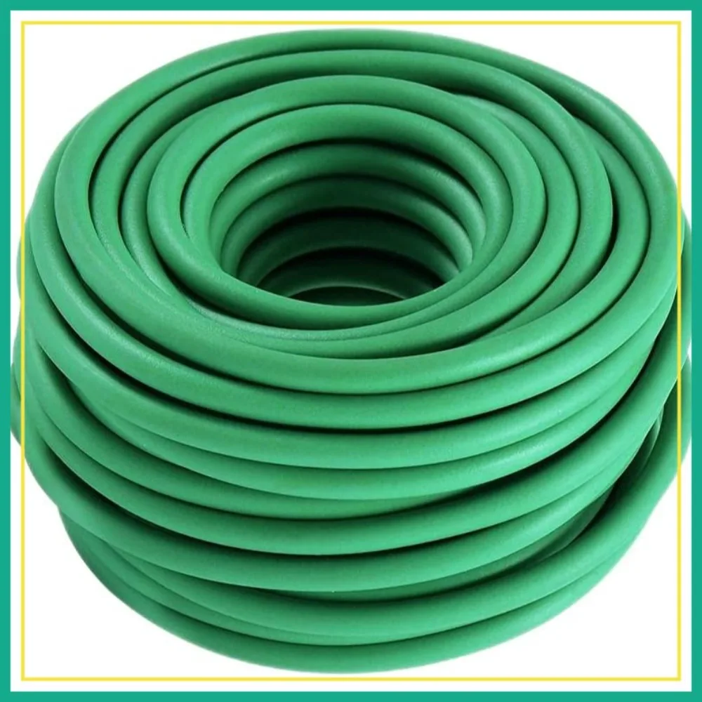 

Flexible Plant Ties 50ft x 0.2in, Heavy Duty Garden Twist Wire for Tomatoes, Vines, Branches - Green TPR Coated