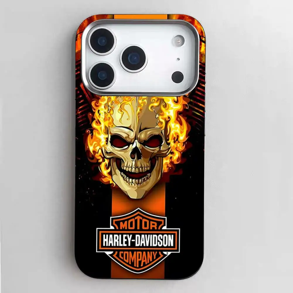 Cool H-Harley Car D-Davidson Phone Case Matte PC Phone Case For IPhone 17 Air 11 12 13 14 15 16 Pro Max Plus Shockproof Case view 5
