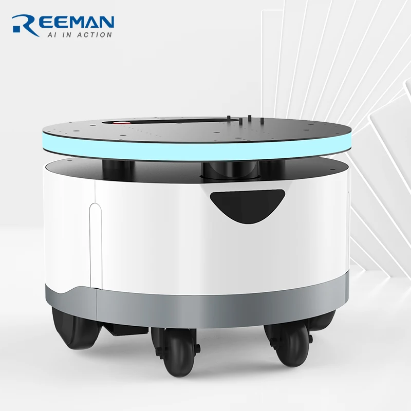New Design Autonomous Ride on the Elevator Agv Cart Chassis Mobile Humanoid Robots Chassis Mini Robot Go Vehicle