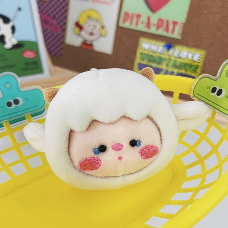 8ซม.น่ารักสร้างสรรค์ Little Sheep ตุ๊กตาพวงกุญแจกระเป๋าถือ Charm การ์ตูนตุ๊กตาตุ๊กตาตุ๊กตาของเล่นตุ๊กตาคู่กระเป๋าเป้สะพายหลัง Charm ของขวัญ