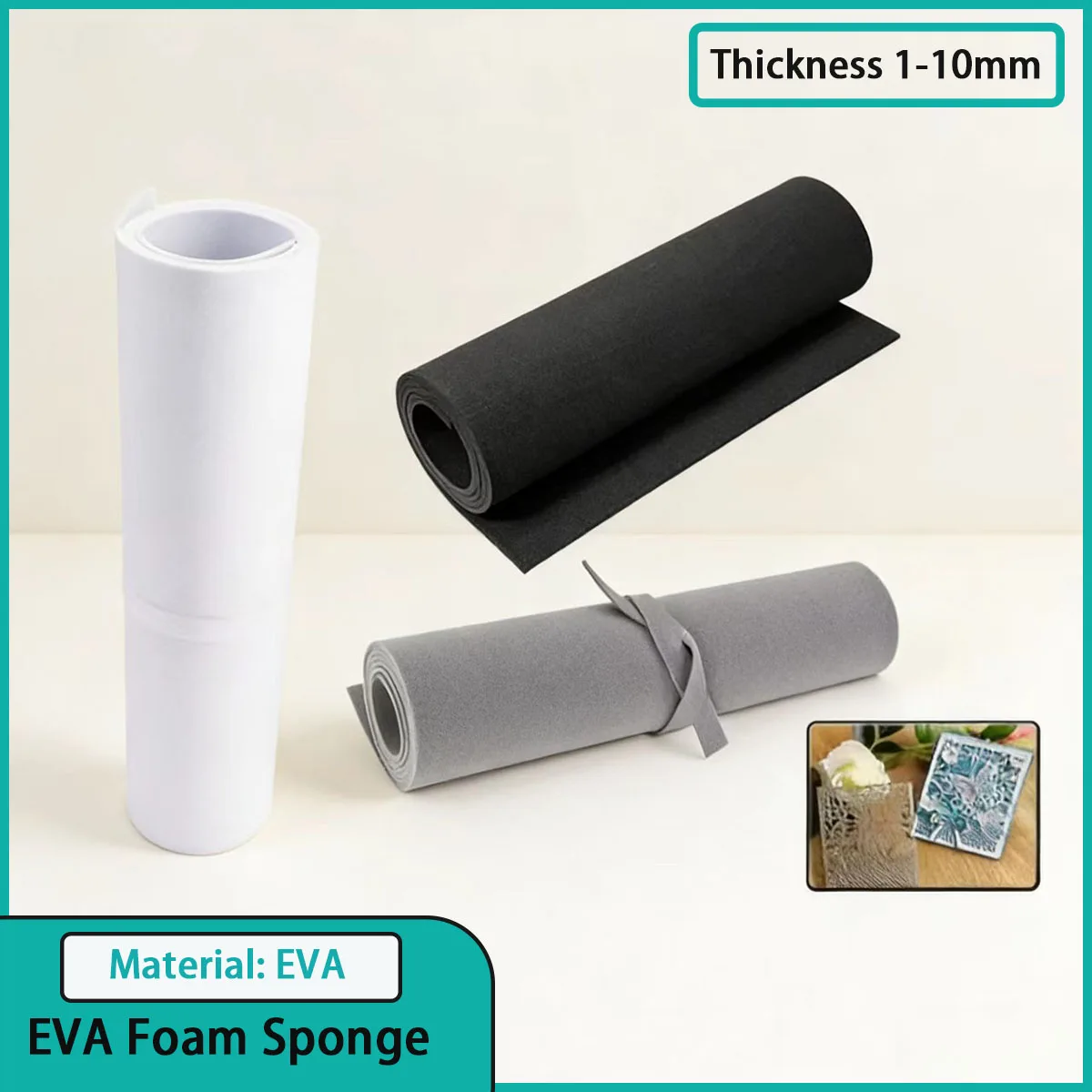 1-10mm Thick EVA Foam Sponge Is Used for Protection, Packaging, Lining and Other Fields