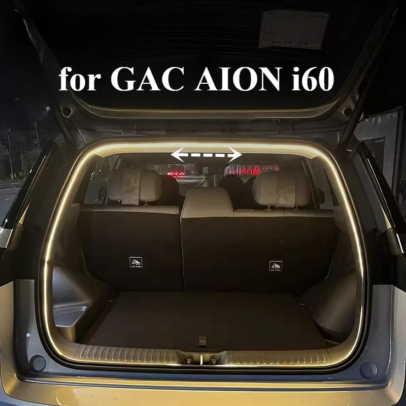 

Светодиодная лента для освещения багажника GAC AION i60 Tyrannosaurus V, подсветка заднего отсека, аксессуары для улучшения интерьера